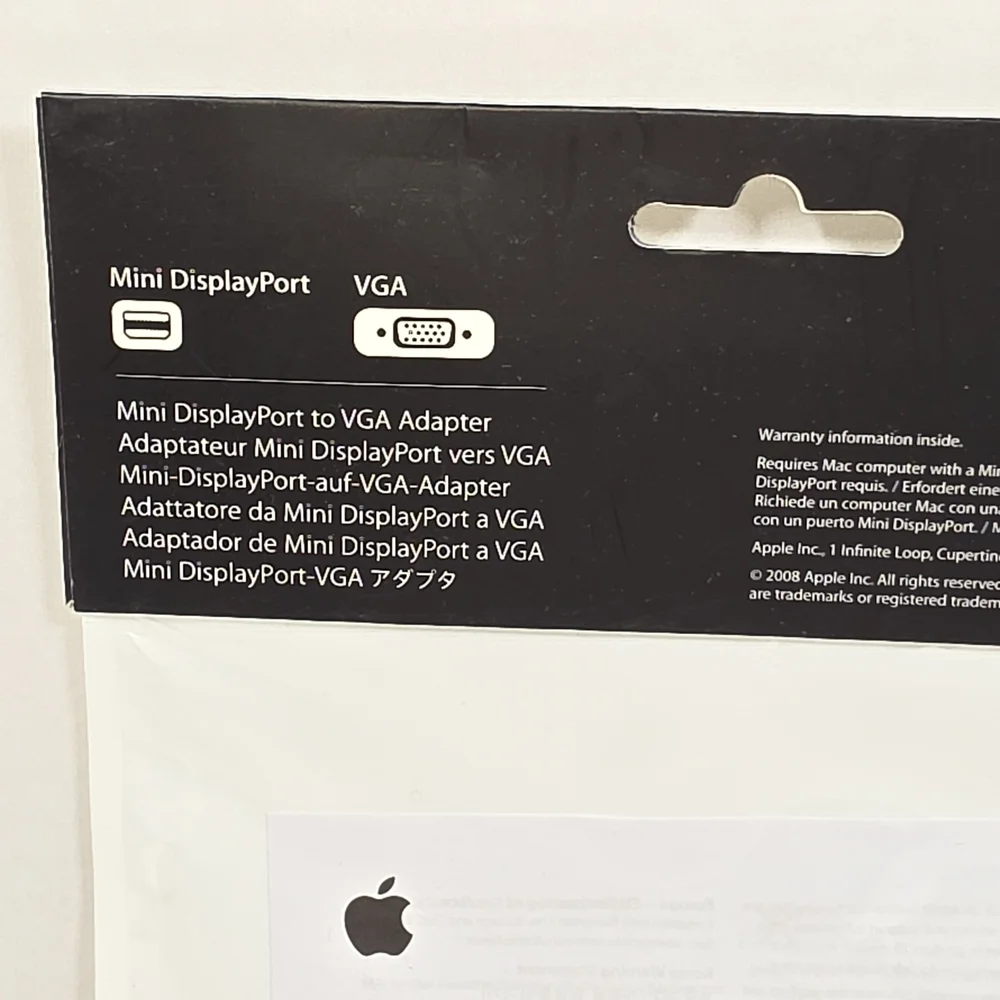 Apple DisplayPort to VGA Adapter - White